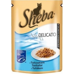 Sheba Delicato Tasche mit Thunfisch 85 g