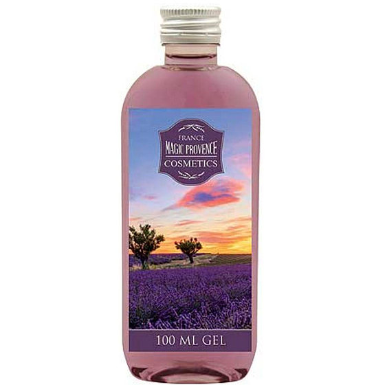 Bohemia Gifts Lavendel La Provence Öl Duschgel mit Oliven- und Traubenöl Sunset 100 ml