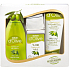 Dalan d Olive Flüssigseife 400 ml + Toilettenseife 150 g + Pflegecreme 250 ml + Waschlappen, Kosmetikset