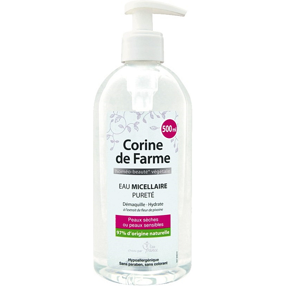 Corine de Farme Mizellenreinigungswasser mit 500 ml Spender