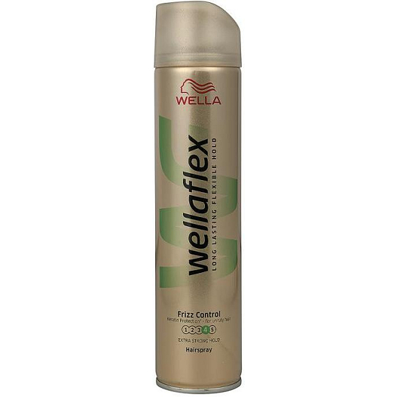 Wella Wellaflex Frizz Control Extra stark Halten Sie extra stark stärkendes Haarspray 250 ml