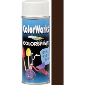 Color Works Colorspray 918514 schokoladenbrauner Alkydlack 400 ml