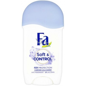 Fa Soft & Control Caring Lilac Scent - Lila Antitranspirant Deo-Stick für Frauen 50 ml