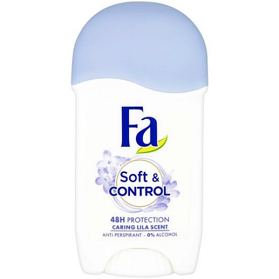 Fa Soft & Control Caring Lilac Scent - Lila Antitranspirant Deo-Stick für Frauen 50 ml
