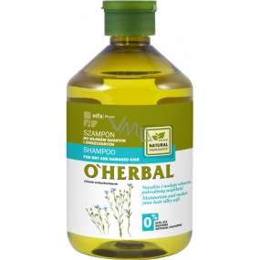 Über Herbal Len Shampoo für trockenes und strapaziertes Haar 500 ml