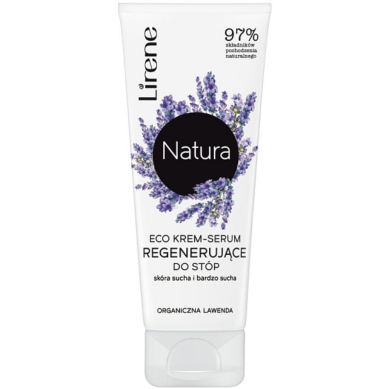Lirene Natura ECO Lavendel Pflegende Fußcreme 75 ml