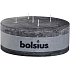 Bolsius Rustic Anthracite Design Kerze 5 Dochte 185 x 70 mm