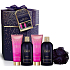 Baylis & Harding Mulberry Fizz Duschcreme 300 ml + Waschgel 300 ml + Körper- und Handlotion 130 ml + Duschgel 130 ml + Waschschwamm, Kosmetikset für Damen