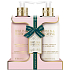 Baylis & Harding Jojoba, Vanille & Mandelöl Körper- und Handlotion 300 ml + Handwaschgel 300 ml, Kosmetikset für Damen