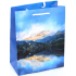 Nekupto Geschenkpapiertüte 23 x 18 x 10 cm Berge 2013 40 KFM