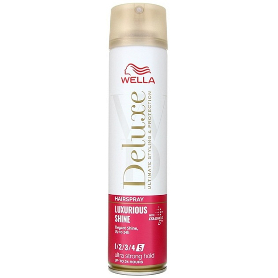 Wella Deluxe Luxurious Shine sehr stark straffendes Haarspray für Haarglanz 250 ml