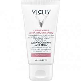 Vichy Ultra-nourishing Hand Cream stark nährende Handcreme für trockene und empfindliche Haut 50 ml