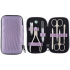 Dup Maniküre Doubravka Kunstleder 7-teiliges Set lila mit Glanz 230402-435