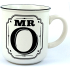 Albi Keramikdose mit Aufschrift Mr O 320 ml