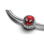 Charme Sterling Silber 925 Marvel Spiderman Maske, Perle auf Armband Film