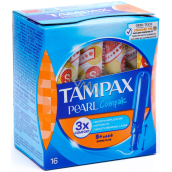 Tampax Compak Pearl Super Plus Damen-Tampons mit Applikator 16 Stück