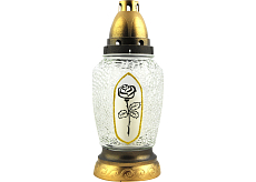 Bony L-320 Grabkerze Glaslampe