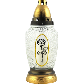 Bony L-320 Grabkerze Glaslampe