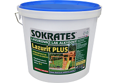 Sokrates Lazurit Plus mitteldurchlässige Holzlasur, farblos, 4 kg