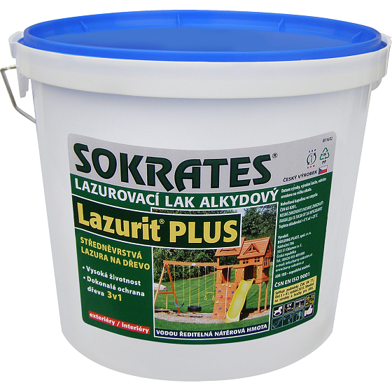 Sokrates Lazurit Plus mittelflüssige Holzlasur, farblos, 4 kg