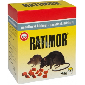 Ratimor-Paraffin blockiert Gift zur Ausrottung von Nagetieren mit hoher Feuchtigkeitsbeständigkeit 250 g