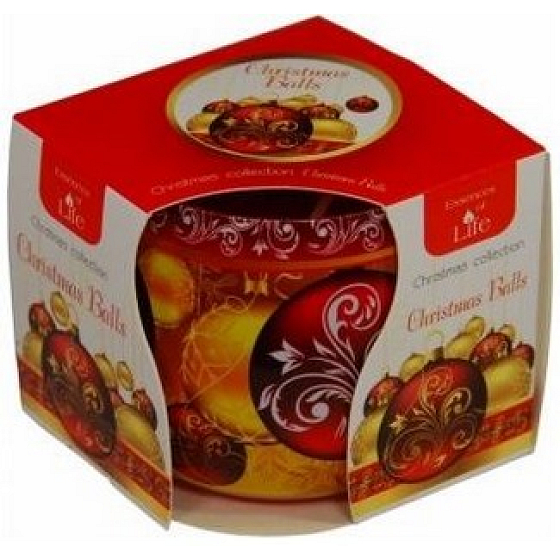 Essences of Life Weihnachtsflasche aromatische Kerze 100 g