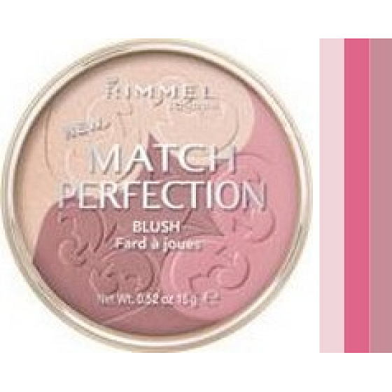Rimmel London Match Perfection Trio Erröten 003 Medium 15 g