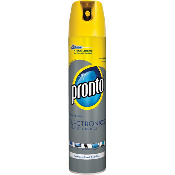 Pronto Electronics zur Reinigung empfindlicher Oberflächen und Elektronik 250 ml Spray