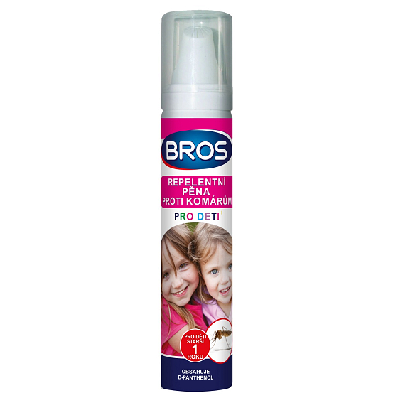 Bros Repellent Mückenschaum für Kinder über 1 Jahr 90 ml