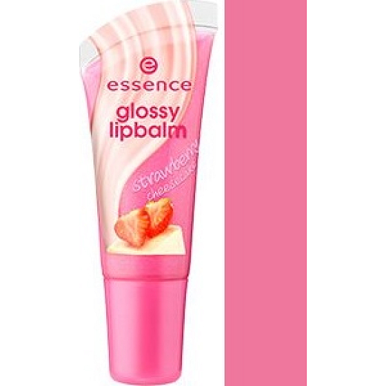 Essence Glossy Lipbalm Lippenbalsam mit Glanz 01 Erdbeerkäsekuchen 8 ml