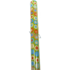 Nekupto Geschenkpapier 70 x 150 cm Rad blau-orange 1 Rolle