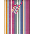 Nekupto Geschenk Papiertüte 32,5 x 26 x 13 cm Farbige Streifen 1 Stück 624 40