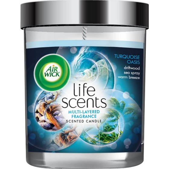 Air Wick Life Scents Türkis Lagune Duftkerze 141 g