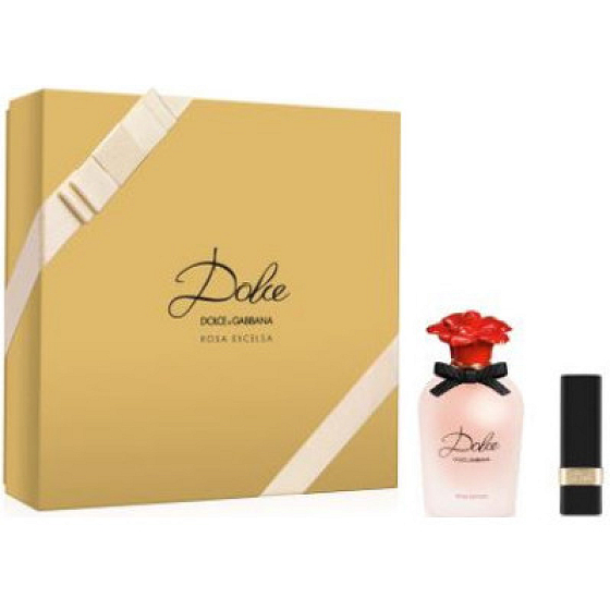 Dolce & Gabbana Dolce Rosa Excelsa Eau de Parfum für Frauen 50 ml + Dolce Flirt Lippenstift, Geschenkset