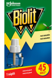 Biolit Nachfüllflüssigkeit für elektrischen Verdampfer gegen Moskitos, 45 Nächte, 27 ml
