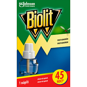 Biolit Nachfüllflüssigkeit für elektrischen Verdampfer gegen Moskitos, 45 Nächte, 27 ml