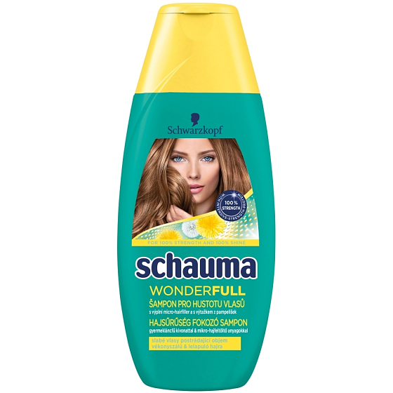 Schauma Wonderfull Shampoo für Haardichte 400 ml