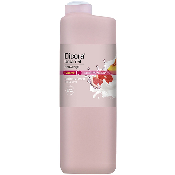 Dicora Urban Fit Vitamin C Citrus & Pfirsich Duschgel für alle Hauttypen 400 ml