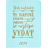 Albi Diary 2019 wöchentlich Intuition - postfrisch mit Text 12,6 x 17 x 1,2 cm