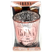 Albi Schimmernder Kerzenhalter aus Glas für Teekerze IRENA, 7 cm