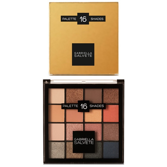 Gabriella Salvete Eyeshadow Palette Lidschattenpalette mit 16 Farben 20,8 g