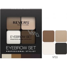 Revers Eyebrow Set Professionelles Stylist-Augenbrauenset 03 18 g