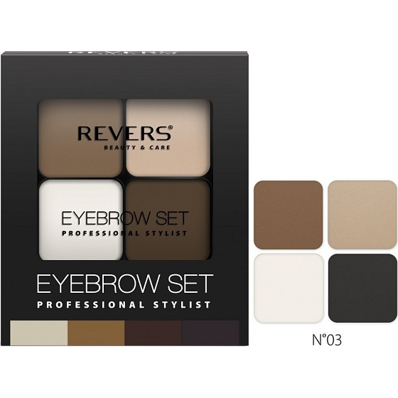 Revers Eyebrow Set Professionelles Stylist-Augenbrauenset 03 18 g