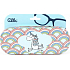 Albi Original Metall Brillenetui Einhorn 15,7 x 6,2 x 3,2 cm