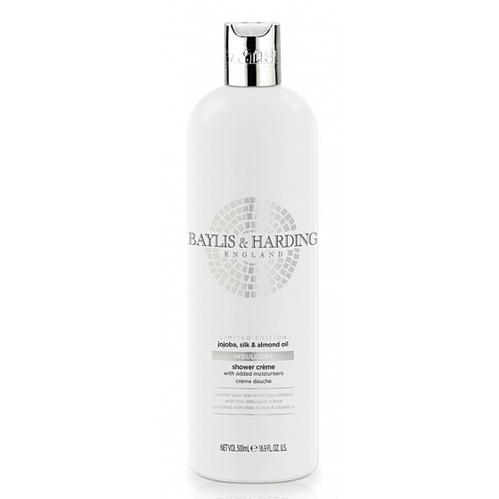 Baylis & Harding Jojoba-, Seiden- und Mandelöl-Duschcreme 500 ml