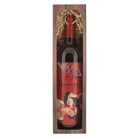 Böhmen Geschenke Merlot der Liebe - Mit Ihnen ist die Welt der schöneren Geschenk Rotwein 750 ml