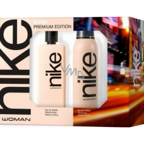 Nike Blush Premium Edition Eau de Toilette für Frauen 100 ml + Deodorant Spray 200 ml, Geschenkset