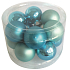 Flaschen Glas Türkis Set 2,5 cm, 12 Stück