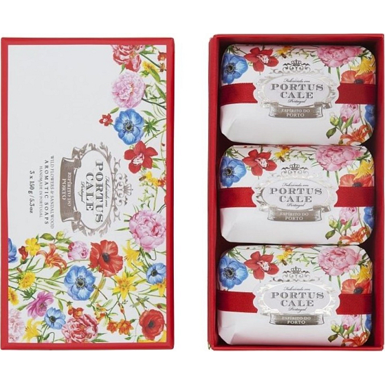 Castelbel Blooming Garden - Toilettenseife mit Orangenblüte und Jasmin 3 x 150 g, Kosmetikset für Damen