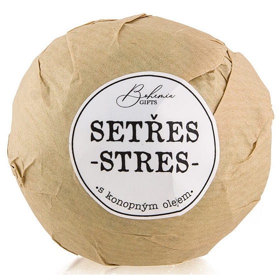 Bohemia Gifts Setres Stress prickelnde schäumende Badekugel 100 g